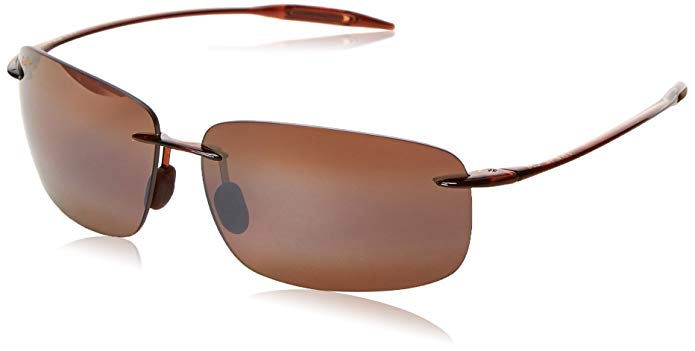 Maui Jim Sunglasses | Breakwall 422 | Rimless Frame, Polarized Lenses, with Patented PolarizedPlus2 Lens Technology