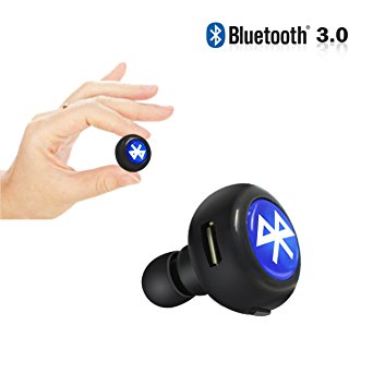 PLAY X STORE? 2014 newest Mini Wireless Stereo Bluetooth Headphone For Smart Phone,Mini Earbud Headsets for iPhone 4 4S 5 5S Samsung Galaxy S4 S5 i9600 Note 2 3 Black
