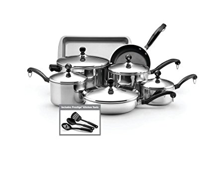 Farberware Classic Stainless Steel 12-Piece Cookware Set