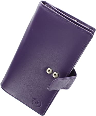 Mala Leather Origin Collection Leather Purse with RFID Protection 3178_5 Purple