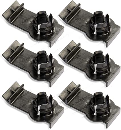 Front Window Regulator Clips for BMW X5 E53 SAV SUV 3.0i 4.4i 4.6is 4.8is 2000-2006 51338254781 (Pack of 6)