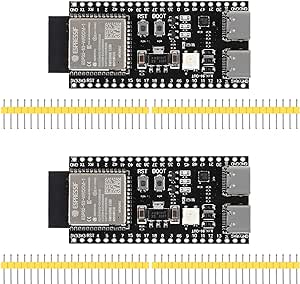 2PCS ESP32 ESP32-S3 Development Board TYPE-C WiFi Bluetooth Internet of Things Dual Type-C Core Board ESP32-S3-DevKit C N8R2 Development Board ESP32-S3-WROOM Module