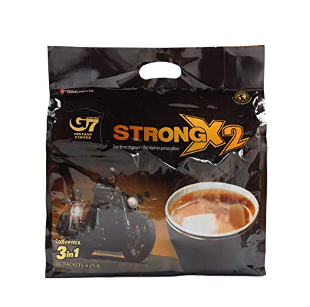 G7 3-in-1 Instant Coffee, 50 Sachets (36 Servings Extra Strength)