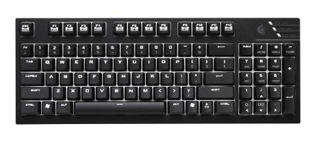 Cooler Master SGK-4020-GKCM1-UK Quick Fire TK "UK Layout, Mechanical Gaming Keyboard, Cherry MX Brown Switches,  White LED Backlight"