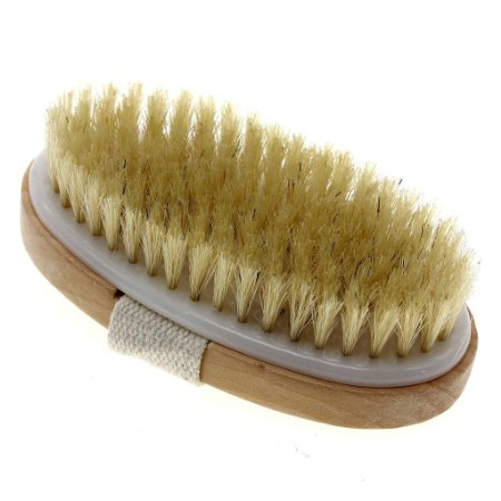 Touch Me Dry Skin Body Brush - Natural Bristle - Remove Dead Skin And Toxins Cellulite Treatment Exfoliates Stimulates Blood Circulation Promote Healthy Glowing Skin