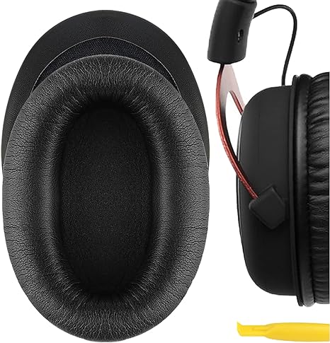 Geekria QuickFit Replacement Ear Pads for HyperX Cloud III Cloud 3 Cloud II Cloud 2 Cloud ii Gaming Headphones Ear Cushions, Headset Earpads, Ear Cups Repair Parts (Black)