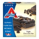 Atkins Advantage Triple Chocolate Light Meal Bar 14 oz Bars 5 Count