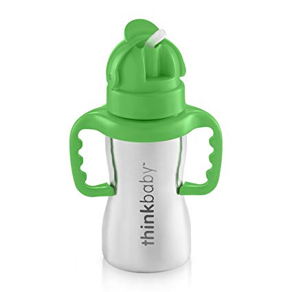 Thinkbaby Thinkster of Ultra Polished Stainless Steel, Green