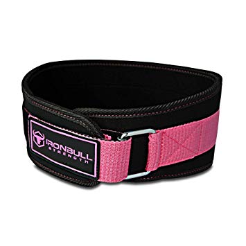 Iron Bull Strength Women Weight Lifting Belt - High Performance Neoprene Back Support - Light Weight & Heavy Duty Core Support For WeightLifting and Fitness