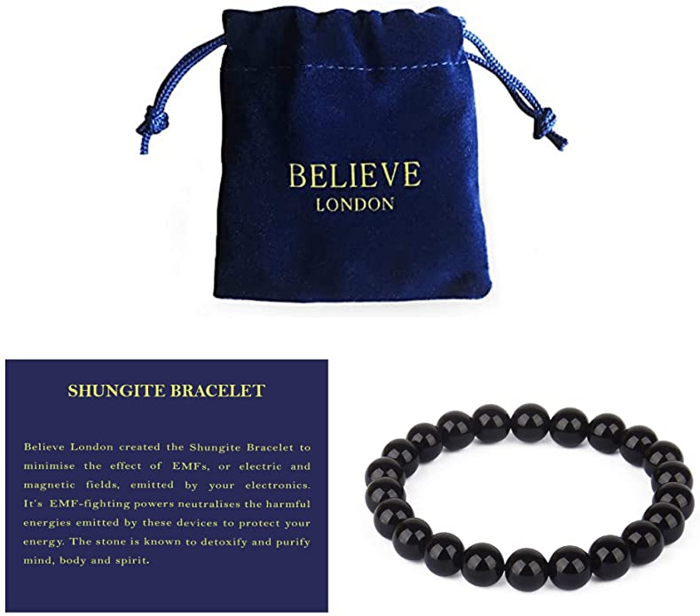 Believe London New Gemstone Healing Chakra Bracelet Anxiety Crystal Natural Stone Men Women Stress Relief Reiki Yoga Diffuser Semi Precious