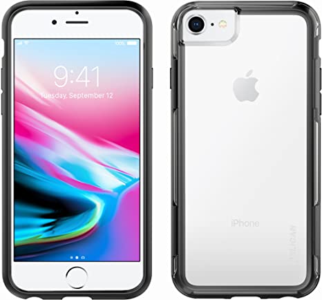 iPhone 8 Case | Pelican Adventurer Case - fits iPhone 6/6s/7/8 (Clear/Black)