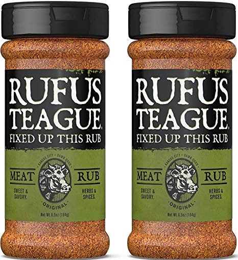 Rufus Teague: Dry Rub - 6.2oz Shaker - Award Winning Premium Rubs for Meats & Veggies - Masterful Blends of Herbs and Spices - Elevates Your Meals - Natural Ingredients - Gluten-Free & Kosher