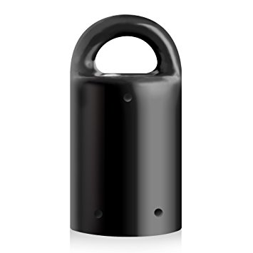 MagnetPal Heavy-Duty Neodymium Anti-Rust Magnet, Best for Magnetic Stud Finder / Key Organizer / Indoor and Outdoor Multi Uses, Black with Key Ring (SP-MPM1BK)