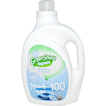 Green Shield Organic - USDA Certified Free and Clear Laundry Detergent - 100 oz