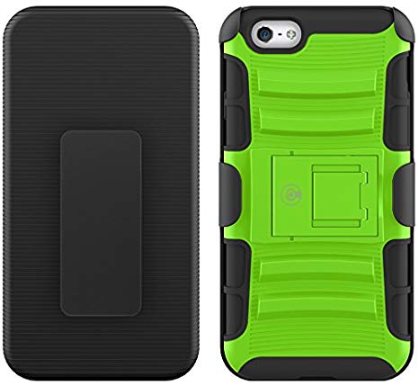 CABLE AND CASE iPhone 6s Case, [Blade Series] - Heavy Duty Protection from Drops and Falls - Also Compatible with Apple iPhone 6 [Green]