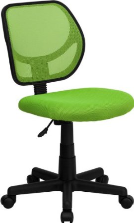 Flash Furniture WA-3074-GN-GG Mid-Back Green Mesh Task and Computer Chair