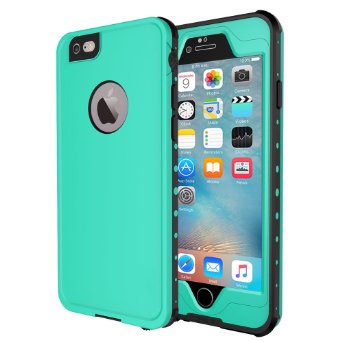 Waterproof Case for iPhone 6s/6 Plus   5.5 Inch Slim Defender Fully Sealed Underwater Shockproof Snowproof Dirtpoof Protective Luxury Cover for apple iPhone 6 / 6s Plus 5.5" [NEW ARIVAL] (TURQUOISE)