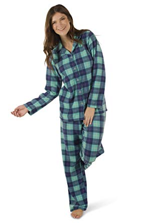 Totally Pink Women's Warm and Cozy Plush Fleece Winter Pajama Set Teen and Girls