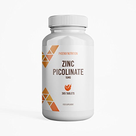 Zinc Picolinate | 15mg x 365 Tablets