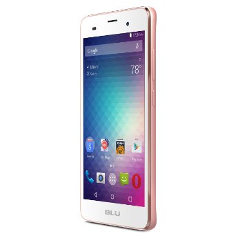 BLU DASH M2 - 5.0" Smartphone - US GSM Unlocked -Rose Gold