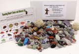 ROCK and MINERAL COLLECTION Kit with 2 Easy Break Geodes Activity KIt with Over 150PCS Comes with Identification Sheet EDUCATIONAL DISCOVERY TREASURE KIT SORT FIND IDENTIFY