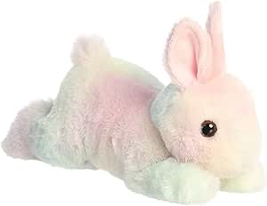 Aurora® Adorable Mini Flopsie™ Spring Time Bunny™ Stuffed Animal - Playful Ease - Timeless Companions - Pastel 8 Inches