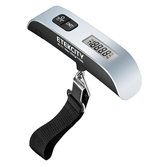 Etekcity Digital Luggage Hanging Scale 110 LB Batteries Included