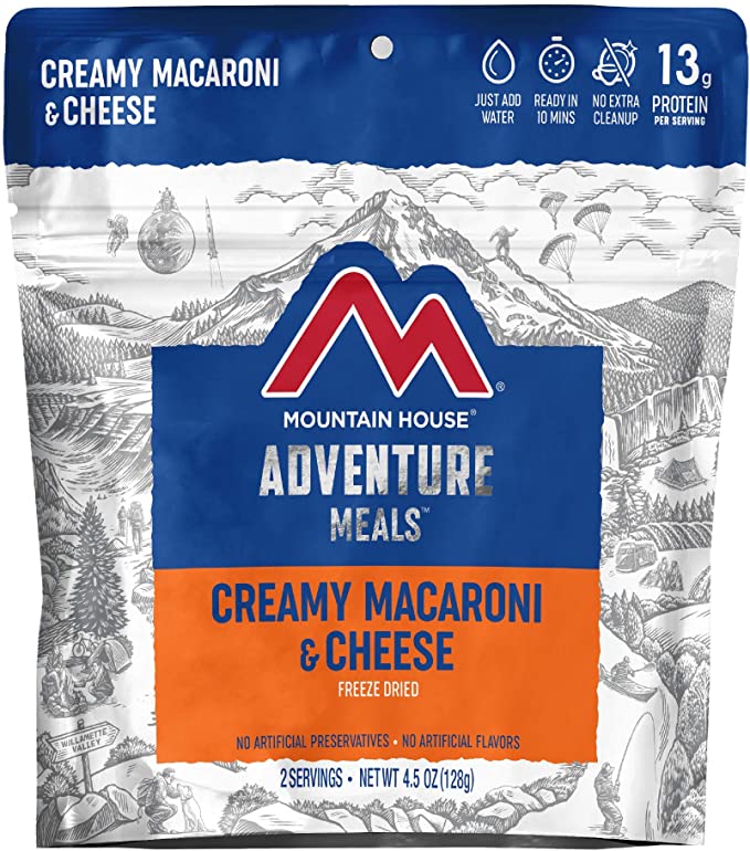 Mountain House Creamy Macaroni & Cheese | Freze Dried Backpacking & Camping Food