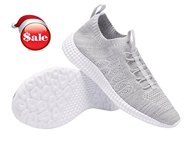 Belilent Men's Shadow Knit Sneaker Lightweight Running Shoes Walking Breathable Athletic Casual Shoes