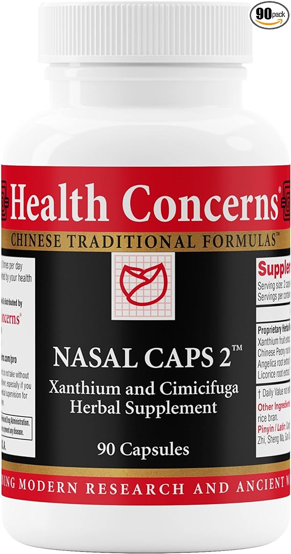 Health Concerns Nasal Caps 2 - Sinus & Nasal Support Supplement - 90 Capsules