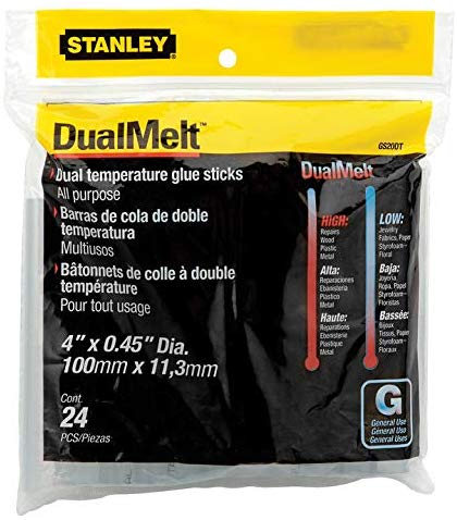 Stanley GS20DT Dual Temperature 4-Inch Glue Sticks, 24-Pack