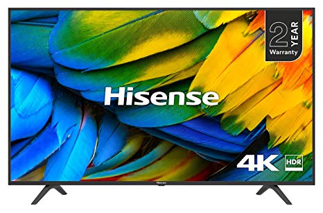 Hisense H43B7100UK 43-Inch 4K UHD HDR Smart TV with Freeview Play (2019)