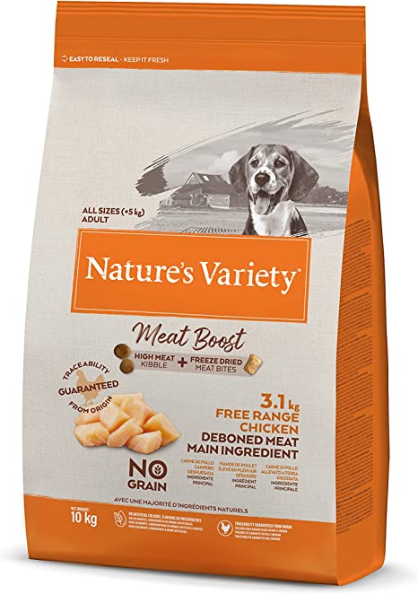 Natures Variety Dog Adult Selected Meat Boost Chicken 10Kg