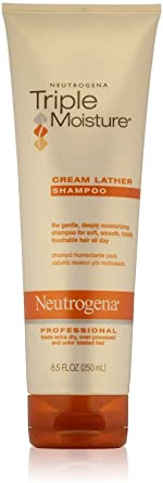 Neutrogena Triple Moisture Cream Lather Shampoo 8.50 oz (Pack of 4)