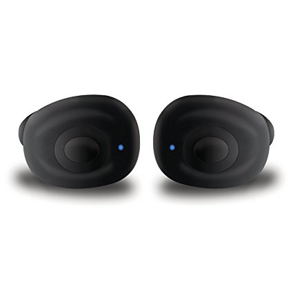 True Wireless Earbuds: Truly Mini Bluetooth Best TWS Earphone Smallest Stereo In-Ear Sport Headphones Invisible Headset Hands Free Mic Noise Cancelling Sweatproof Running Gym Workout All Smart Phones