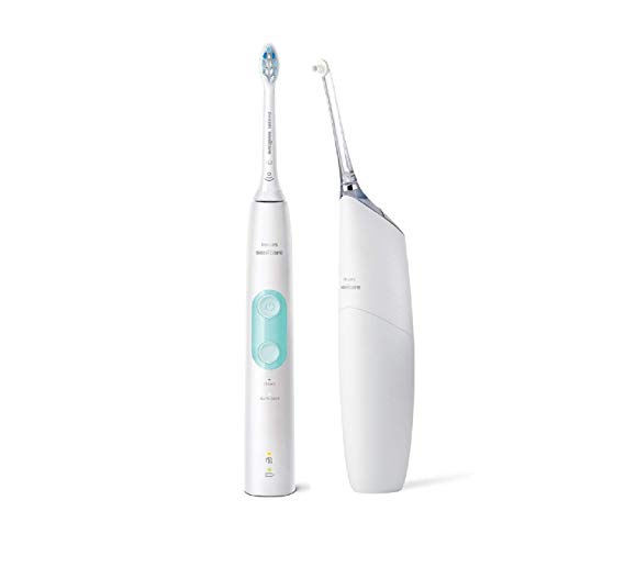 Philips Sonicare ProtectiveClean 4500 Rechargeable Electric Toothbrush and AirFloss Pro Bundle, HX8424/31
