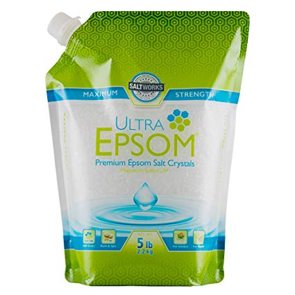 Ultra Epsom Premium Epsom Salt, Coarse - 5 lb Bag