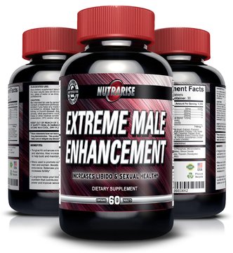 Nutra Rise Extreme Male Enhancement Supplement All Natural with Pure Maca Root, L-Arginine & Tongkat Ali Powder, Top Rated Testosterone Booster, Highest Grade, Increase Libido, Stamina, Size and Energy