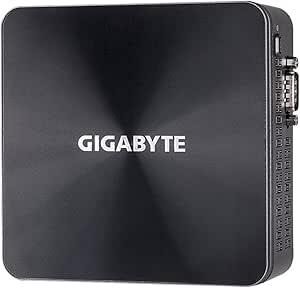 GIGABYTE BRIX GB-BRI5H-10210 (Ultra Compact Mini PC/Dual SO-DIMM DDR4/Intel UHD Graphics 620/6xUSB 3.2 Gen2/ Intel Wireless-AC 3168/HDMI (2.0A)/Dual Band WiFi & Bluetooth 4.2/Gigabit LAN/RS232 Com)