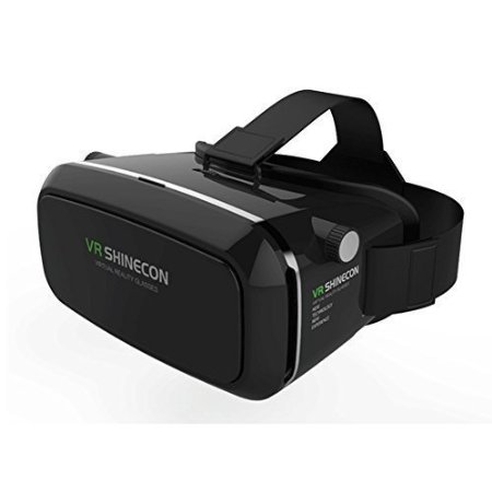 Tepoinn 3D VR Glasses, 3D VR Headset Virtual Reality Box with Adjustable Lens and Strap for iPhone 5 5s 6 plus Samsung S3 Edge Note 4 and 3.5-5.5 inch Smartphone for 3D Movies and Games