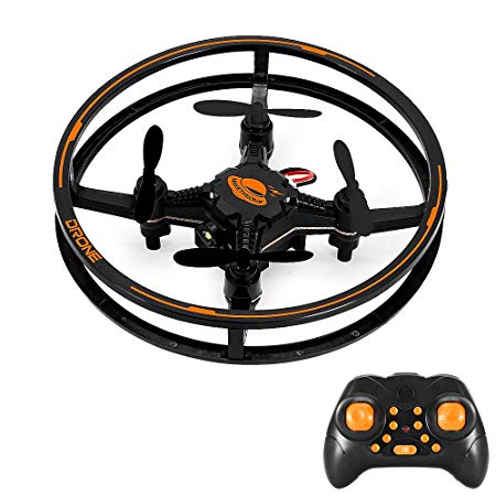 Mini Drone, RC Nano Quadcopter 2.4G 4CH 3D Flips Flashing LED Headless Mode, Altitude Hold Remote Control Helicopter, Best RTF Stunt Drone Beginners & Kids