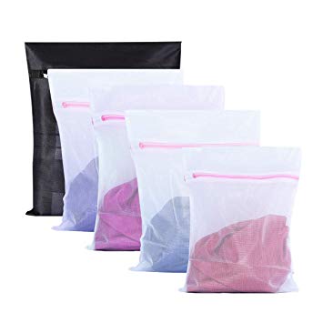 TANTAI_CARE Mesh Laundry Bags - Healthy Delicates Laundry Liners - Travel Storage Organize Bag with Zipper for Lingerie,Stockings,Knickers,Socks,Hosiery,Hat and Baby Clothes (3 Pack)
