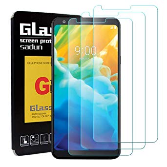 LG stylo 4 Screen Protector[3 Pack],Sadun[9H Hardness][Anti Scratch][Bubble Free] 0.25mm HD Clear Tempered Glass Screen Protector Film for LG stylo 4