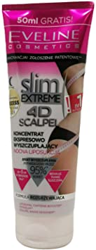 Eveline Cosmetics Slim Extreme 4D Scalpel Slimming Concentrate Night Liposuction 250ml