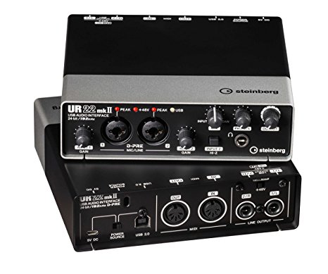 Steinberg 45840 UR22 MKII USB Audio Interface with iPad Support
