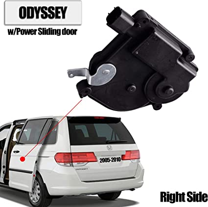Unikpas Sliding door power actuator compatible for Honda Odyssey EX EXL Touring Elite 2005-2010 right passenger side power sliding door replacement lock 72623-SHJ-A21