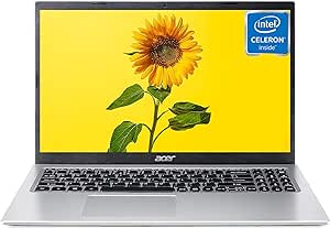 ACER Aspire Slim Laptop for Business Student, 15.6" FHD Display, 8GB RAM, 128GB   64GB SSD, Intel Celeron N4500 Processor, WiFi, Webcam, RJ-45, Type-A&C, Windows 11, 1-Year Office 365   Mel Mousepad