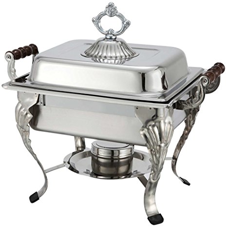 Winco 508 Half Crown Chafer, 4-Quart