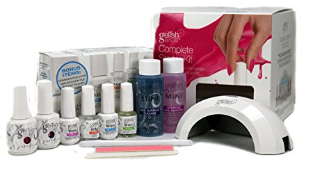 Gelish Complete Starter Kit  - Includes Lamp, Basix Kit and 2 Colors
