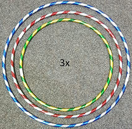 dpny 3x kids adult Weight Loss Sports hoola Hoop Series With Sharpener Exercise Fitness Gym Workout small medium and large, PLUS FREE , SKIPPING ROPE